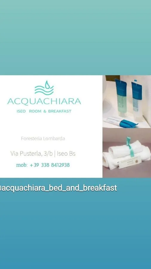 Acquachiara Iseo Deluxe Bed & Breakfast Iseo Center With Garden And Parking Inside